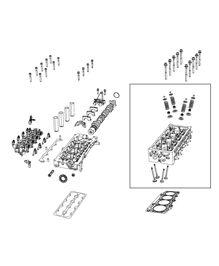 Camshaft And Valvetrain 1.3L Turbocharged. Diagram