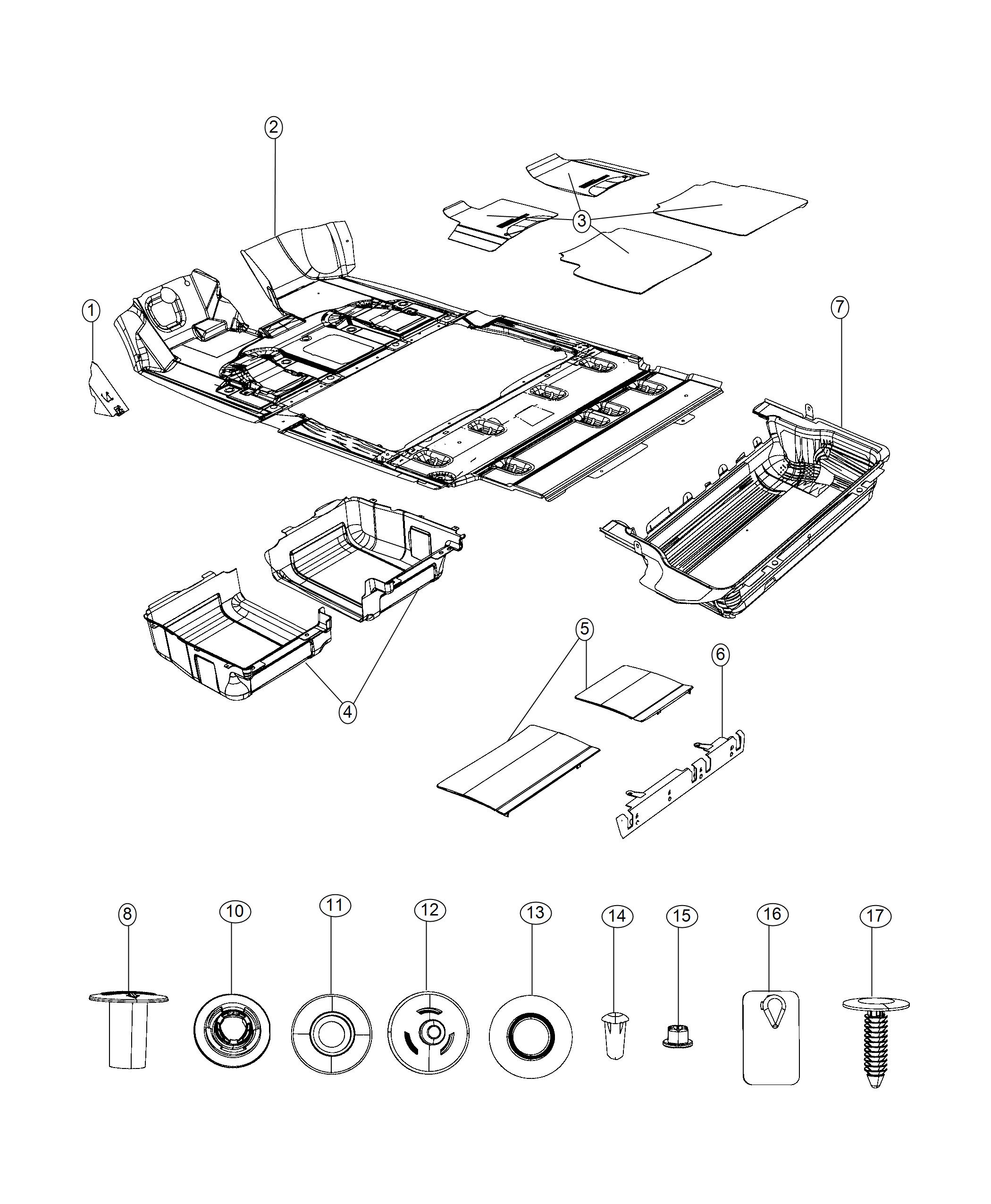 Carpet And Floor Mats. Diagram