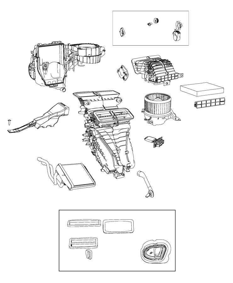 Diagram HVAC Unit. for your Chrysler 300  M