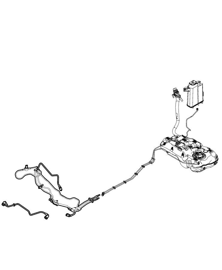 Diagram Fuel Lines, 1.3L [1.3L I4 Turbo MAir DI Engine w/ESS]. for your 2019 Jeep Renegade   