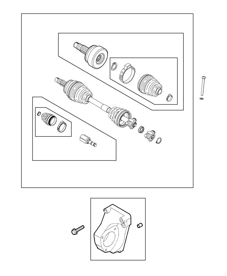 Diagram Shafts, Axle. for your 2001 Chrysler 300  M 