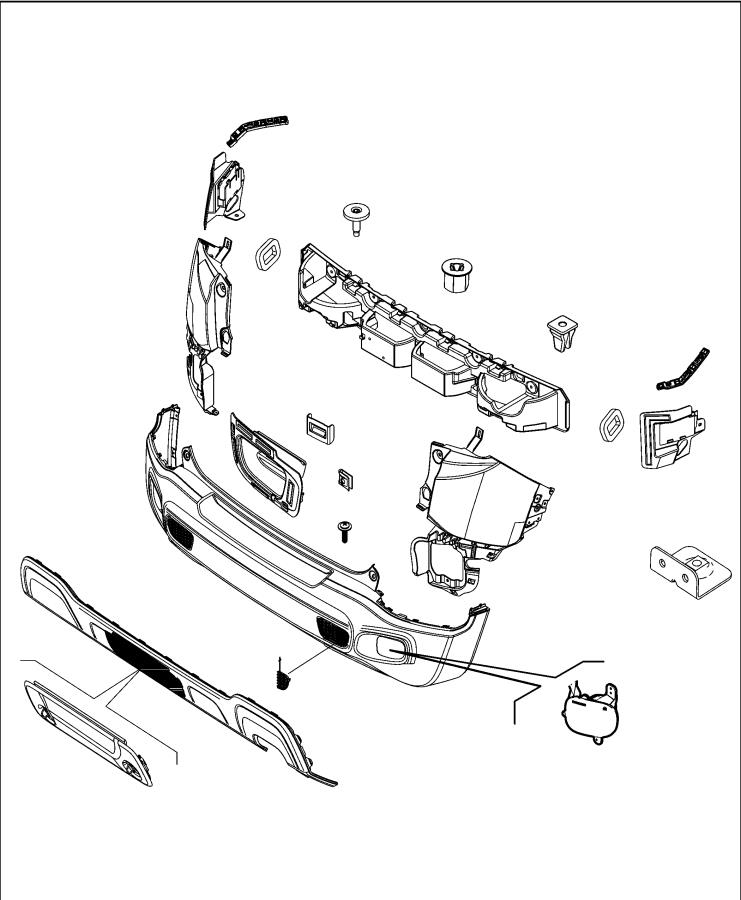 Diagram Fascia, Rear. for your 2016 Jeep Grand Cherokee 5.7L V8 4X4 Limited 