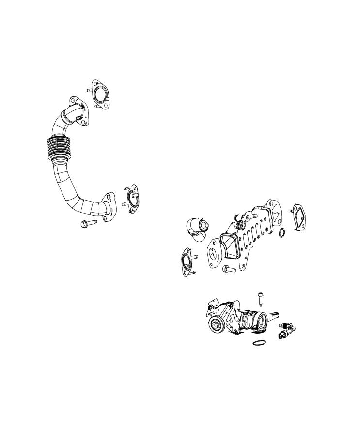 Diagram EGR Valve 2.0L Turbo [2.0L I4 DOHC DI Turbo Engine w/ ESS]. for your 2022 Jeep Renegade   