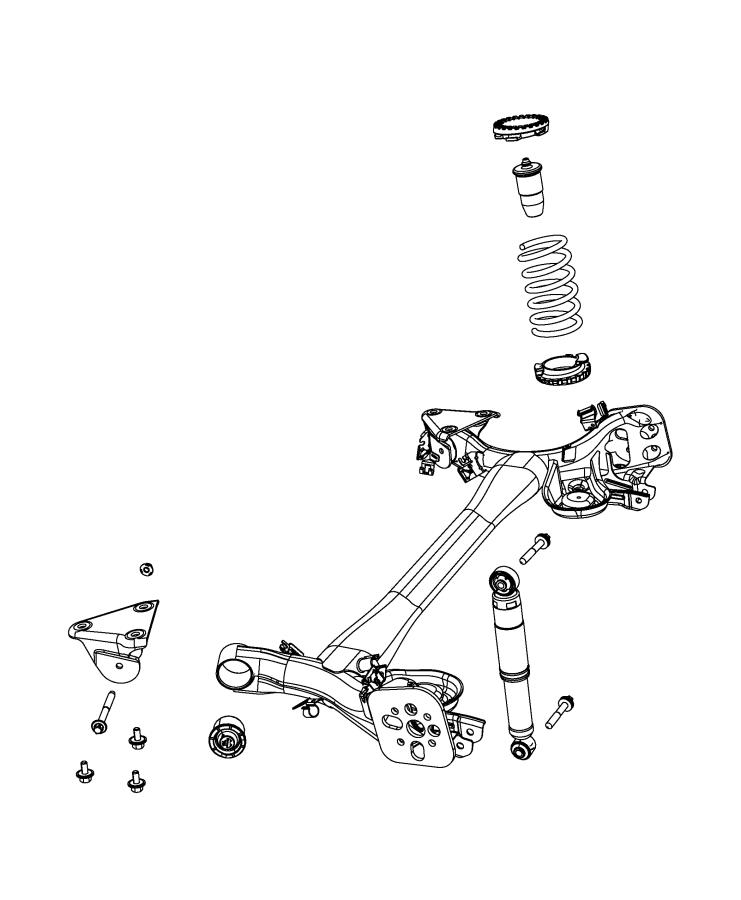 Diagram Suspension, Rear. for your Fiat 500  