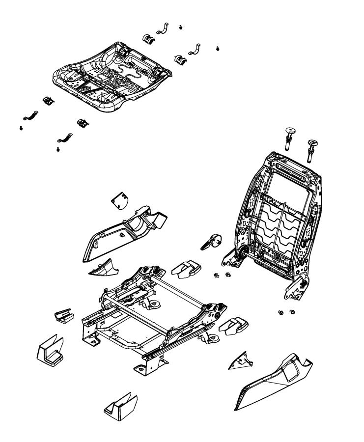 Diagram Adjusters, Recliners, Shields and Risers - Passenger Seat. for your Chrysler 300  M