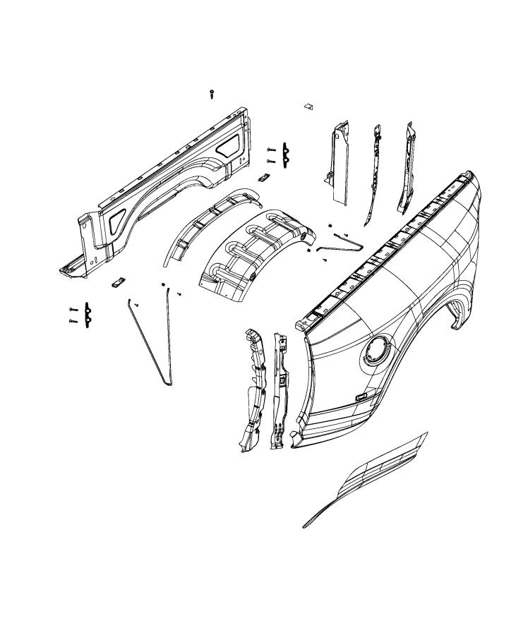 Diagram Pickup Box. for your 2021 Ram 2500   