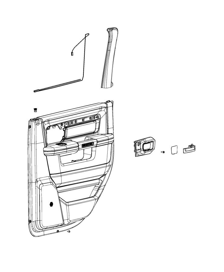 Rear Door Trim Panels. Diagram