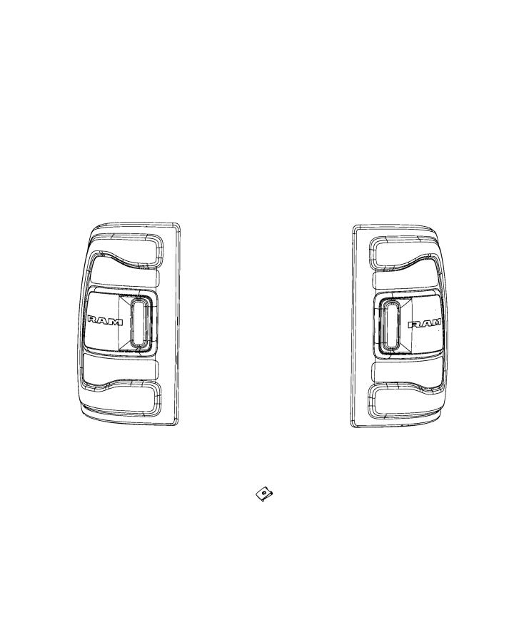 Parts, Tail Lamps Service. Diagram