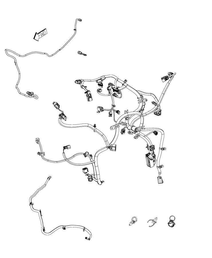 Diagram Wiring, Engine. for your 1999 Chrysler 300  M 