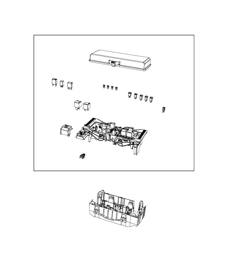 Diagram Center, Power Distribution. for your Dodge Journey  