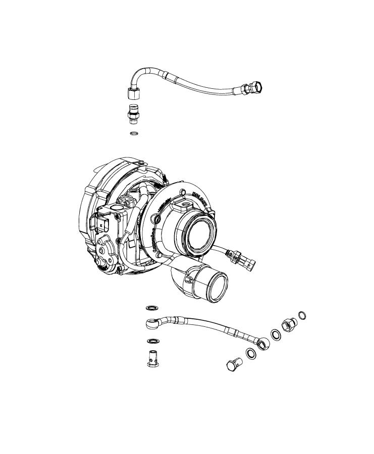 Turbo Charger Cooling. Diagram