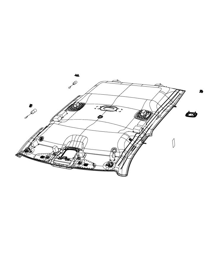 Diagram Headliners. for your 2000 Chrysler 300  M 