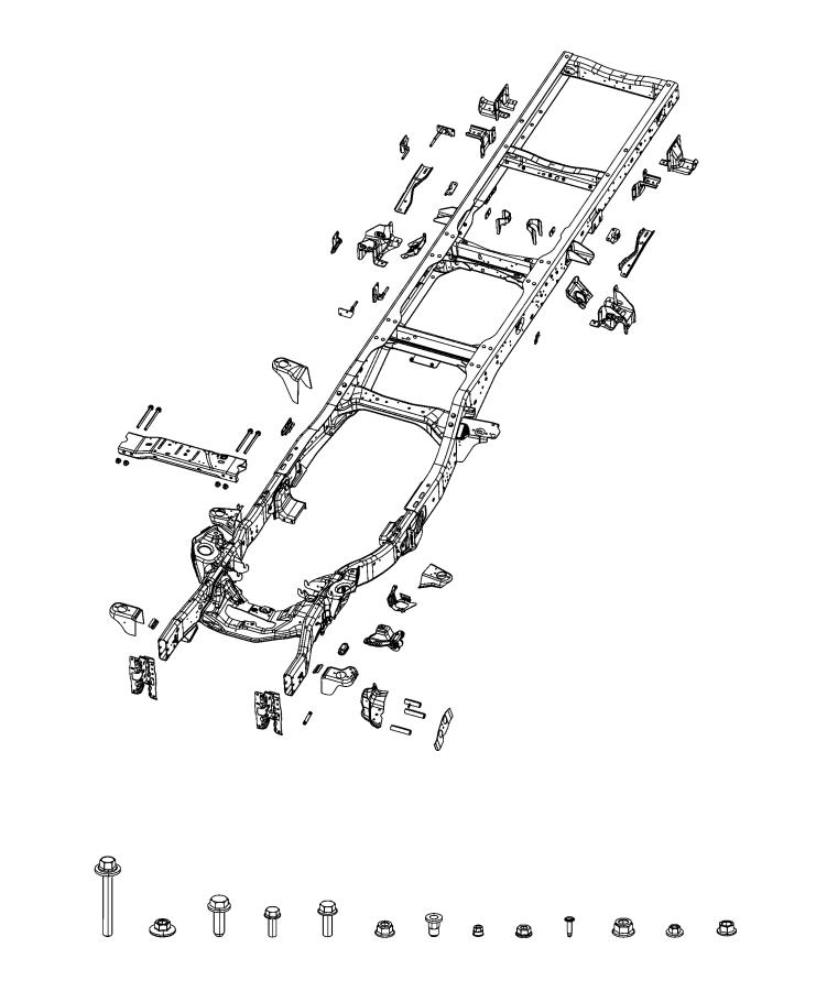 Diagram Frame, Complete. for your Ram 3500  