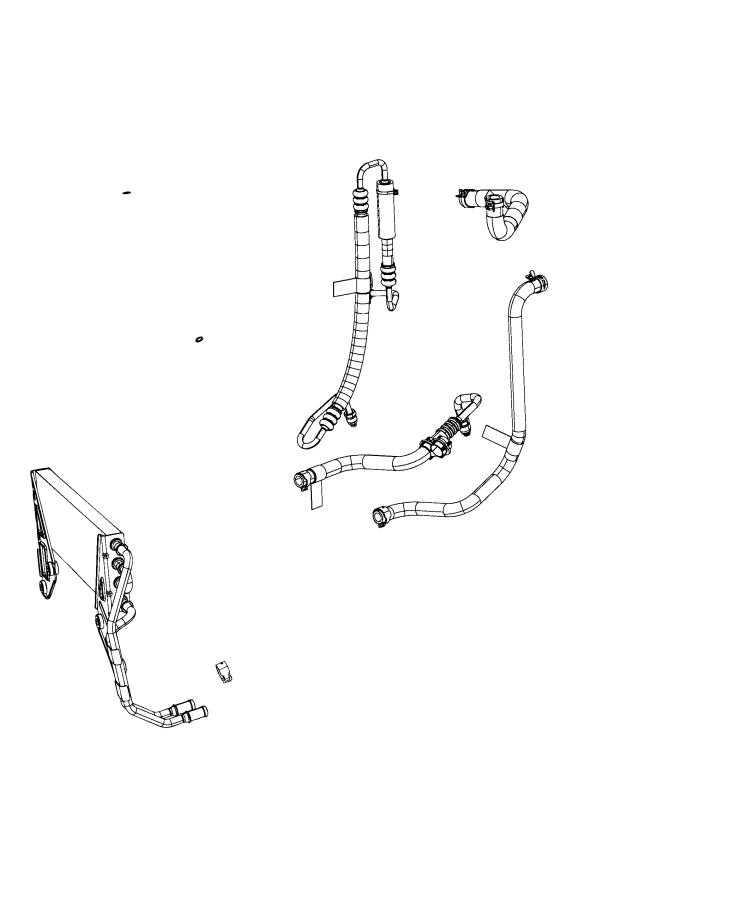 Diagram Power Steering Hoses. for your Ram 3500  