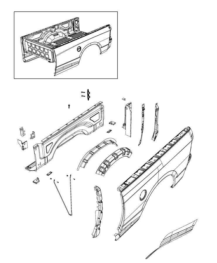 Diagram Pickup Box. for your Ram 2500  