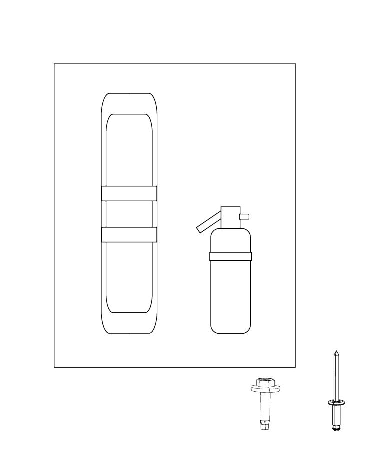 Diagram Emergency Roadside Tools. for your Ram 2500  