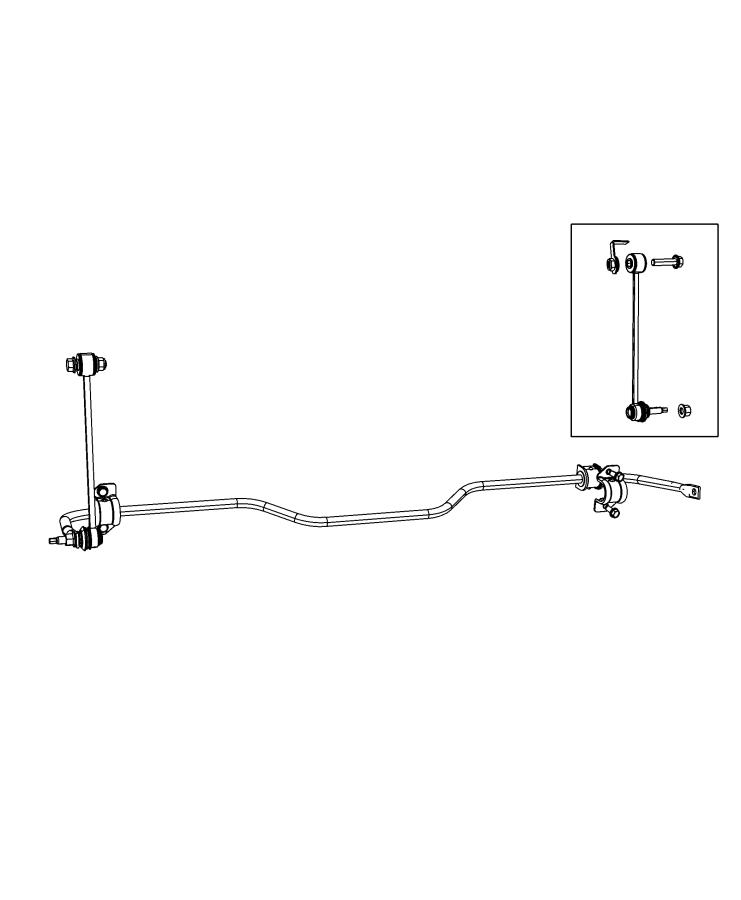 Diagram Stabilizer Bar, Rear. for your Ram 2500  