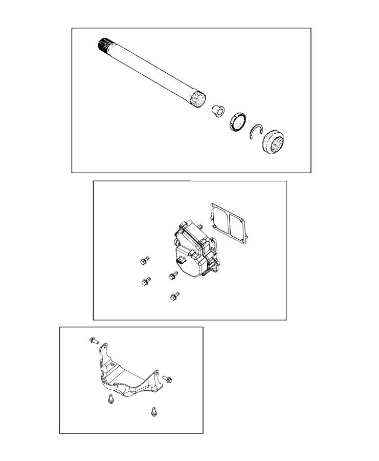 Diagram Axle Disconnect, Front. for your 2001 Chrysler 300  M 