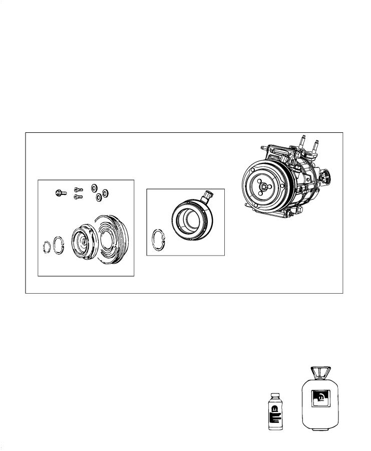 A/C Compressor. Diagram