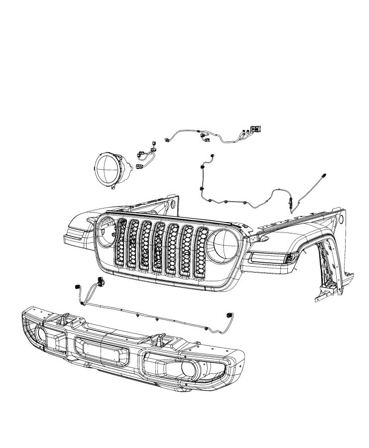 Wiring, Front End. Diagram