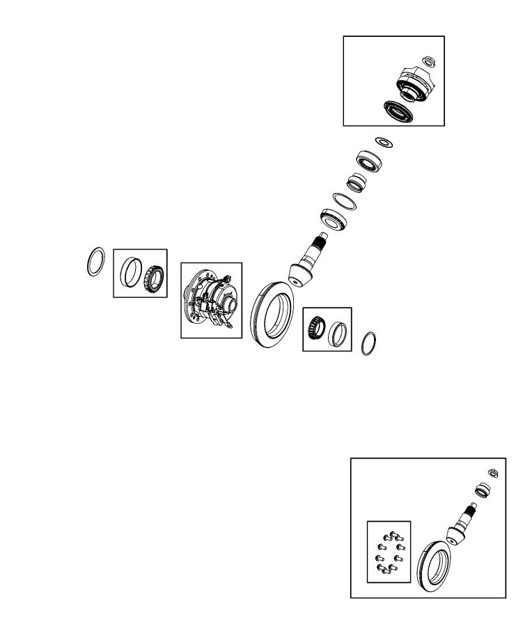 Differential Assembly, Rear. Diagram