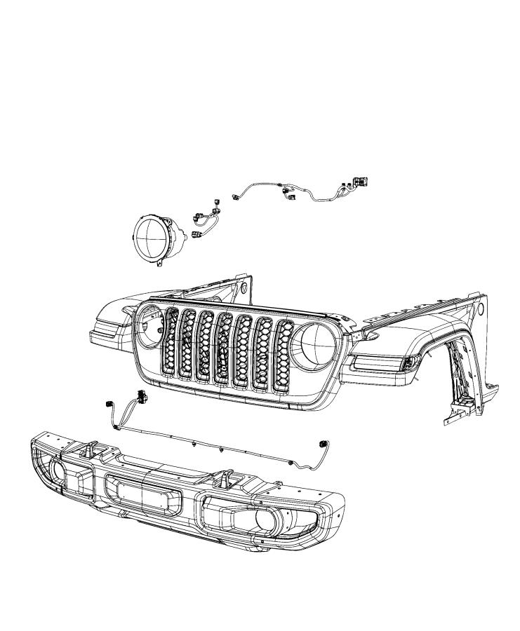 Wiring, Front End. Diagram