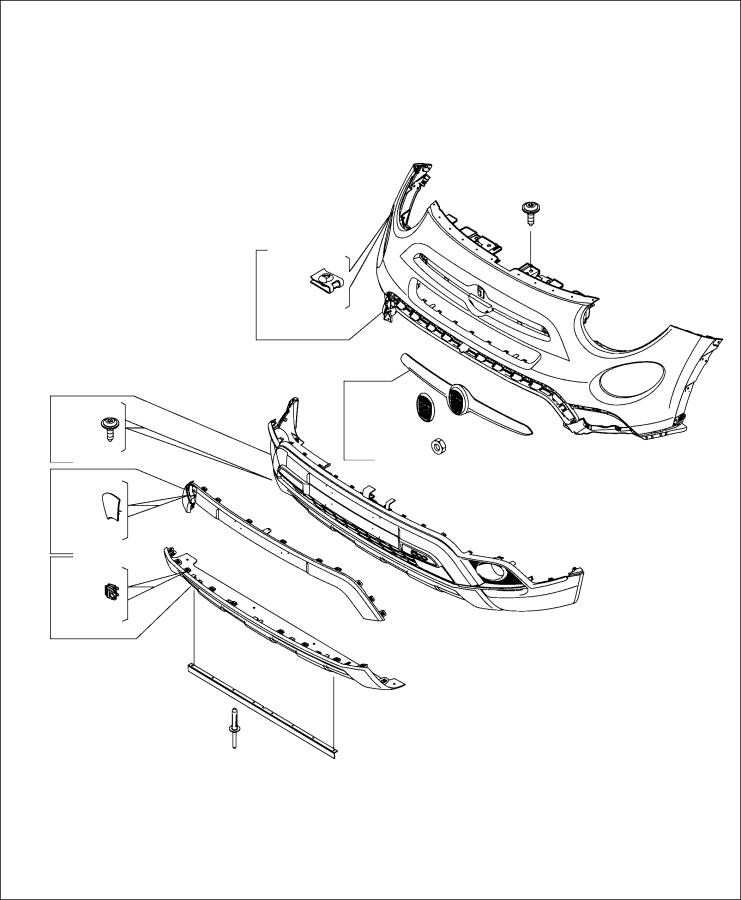 Fascia, Front Trekking. Diagram