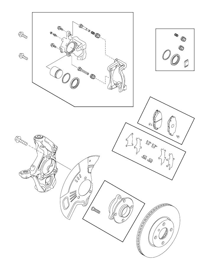 Brakes, Front. Diagram