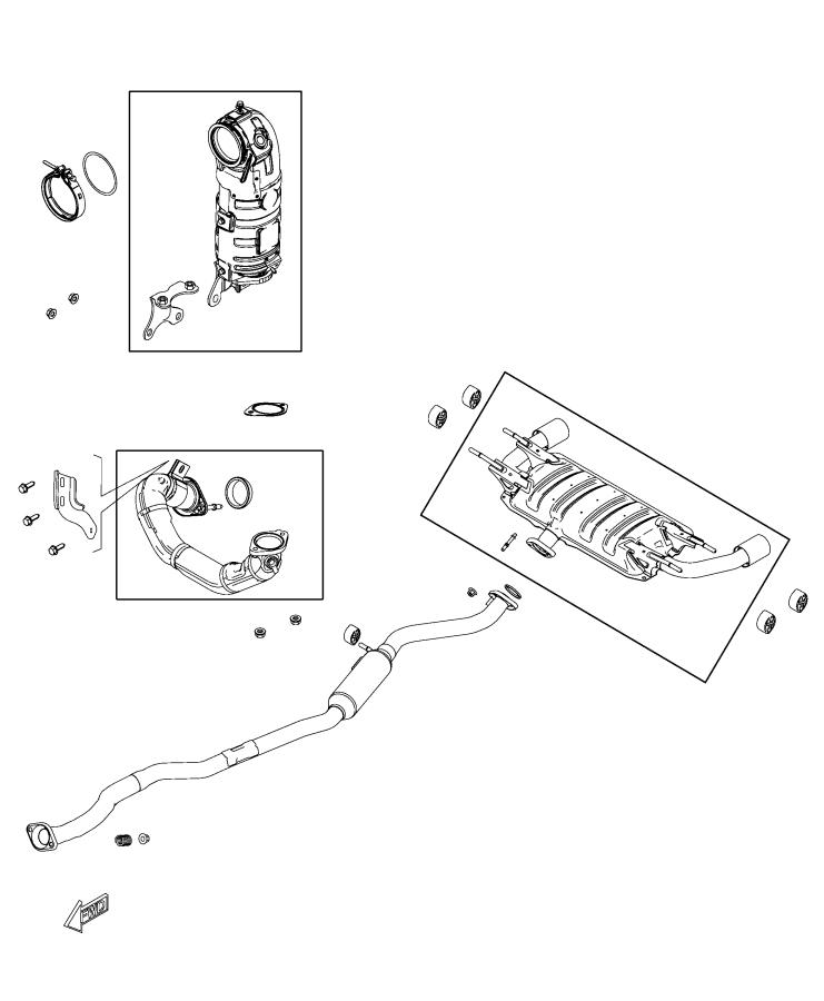 Exhaust System. Diagram