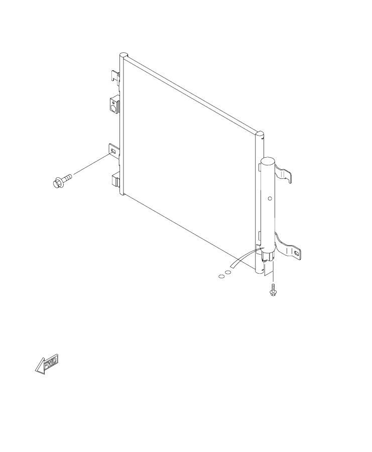 Diagram A/C Condenser. for your 2004 Chrysler 300  M 