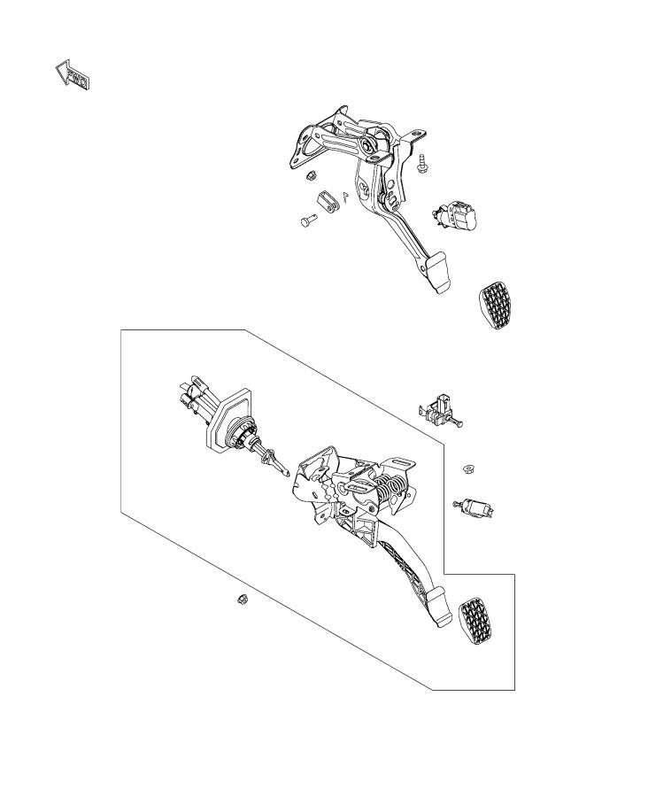 Diagram Switch, Brake and Clutch Interlock. for your 1999 Dodge Avenger   