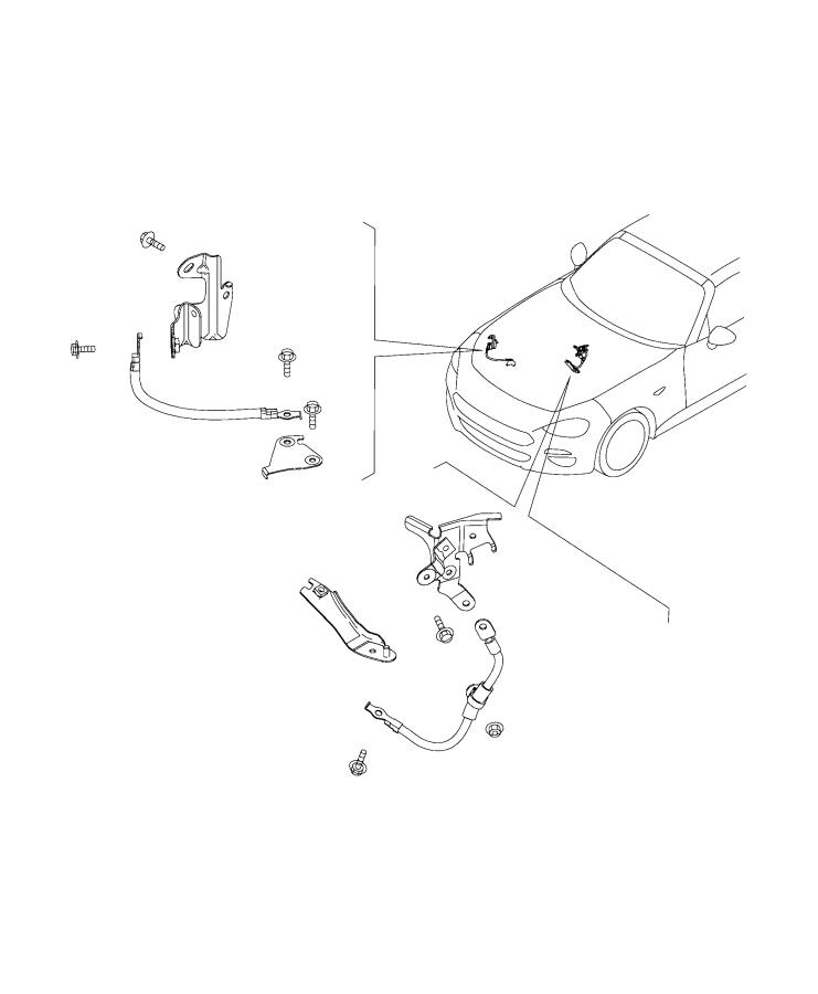 Diagram Straps, Ground. for your 2020 Fiat 124 Spider   