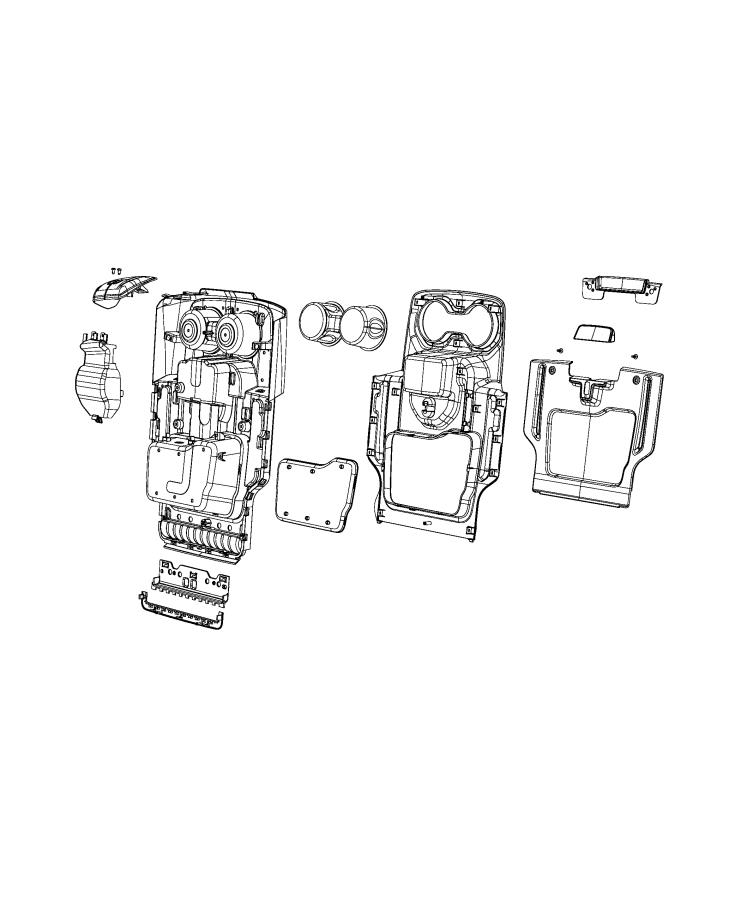 Diagram Plastics, Risers and Frames - Center Seat. for your 2012 Dodge Journey   