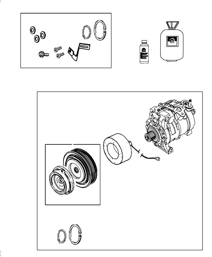 A/C Compressor. Diagram