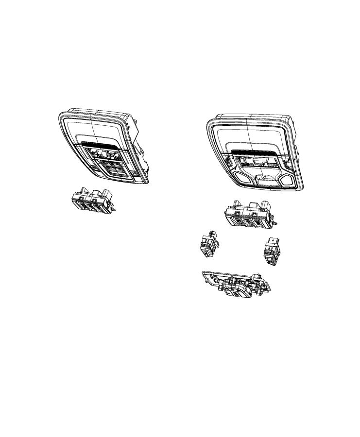 Diagram Switches, Console. for your 2024 Ram 1500   