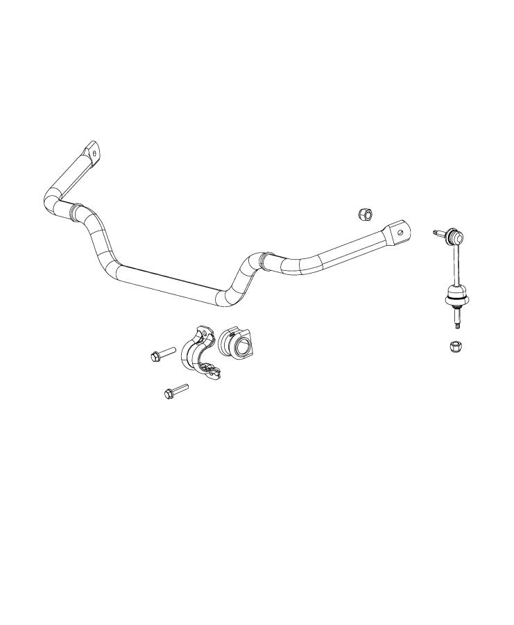 Diagram Stabilizer Bar, Front. for your 2001 Chrysler 300  M 