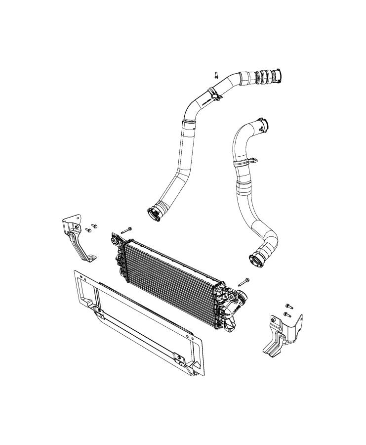 Diagram Charge Air Cooler. for your Ram 1500  