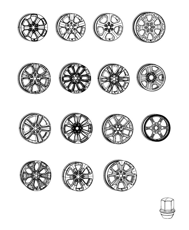 Wheels and Hardware. Diagram