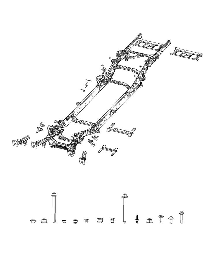 Diagram Frame, Complete. for your 2001 Chrysler 300  M 