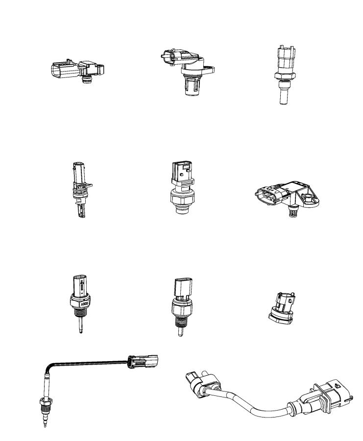 Diagram Sensors, Engine. for your 2001 Chrysler 300  M 