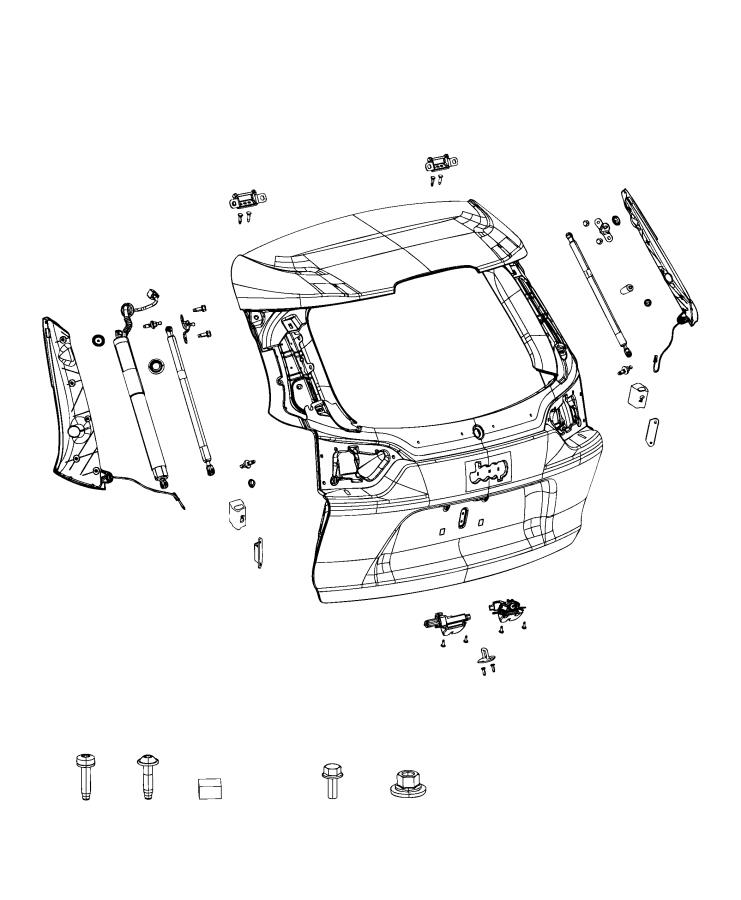 Diagram Liftgates. for your 1999 Chrysler 300  M 