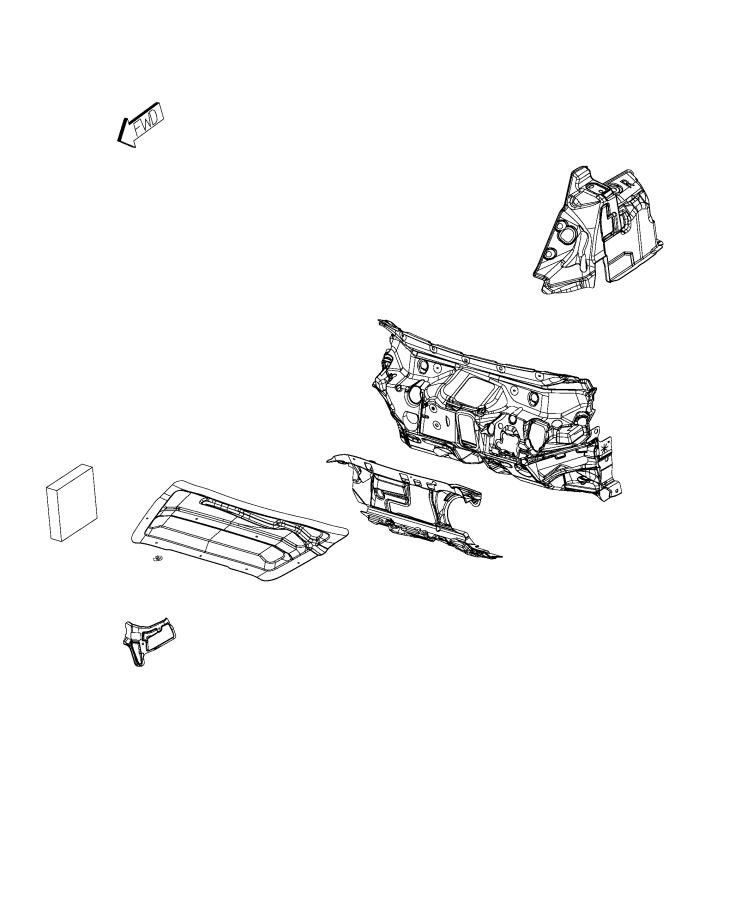 Diagram Silencers. for your 2020 Jeep Cherokee Limited  