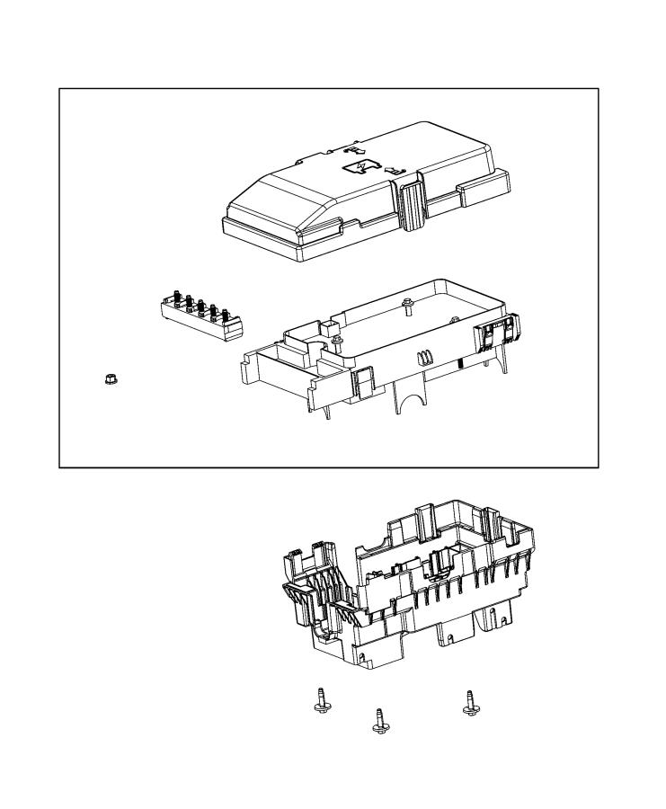 Center, Power Distribution. Diagram