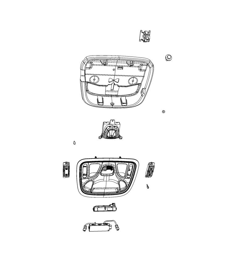 Diagram Overhead Console. for your 2000 Chrysler 300  M 