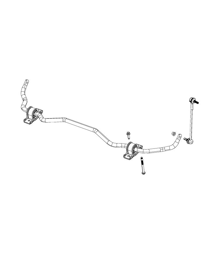 Diagram Stabilizer Bar, Front. for your 2003 Chrysler 300  M 