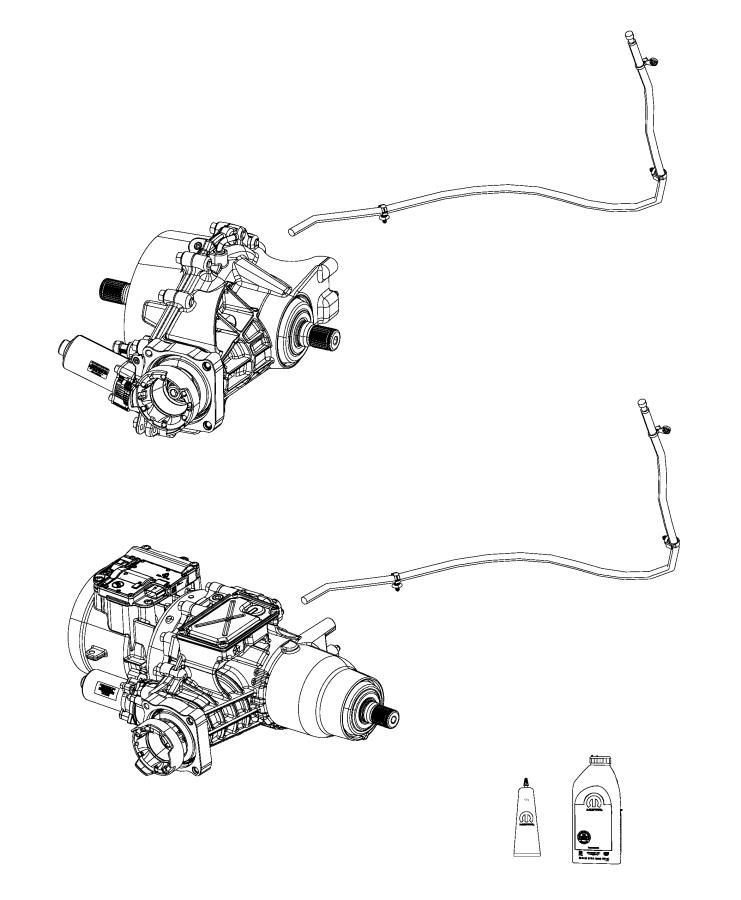 Diagram Axle Assembly, Rear. for your Chrysler 300  M