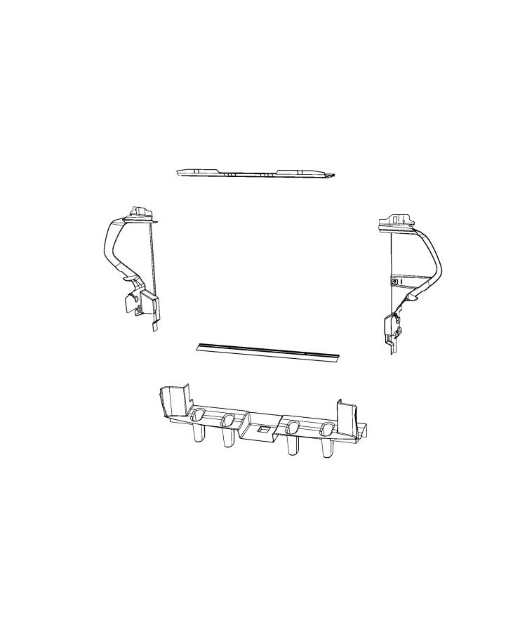 Radiator Seals, Shields, and Baffles. Diagram