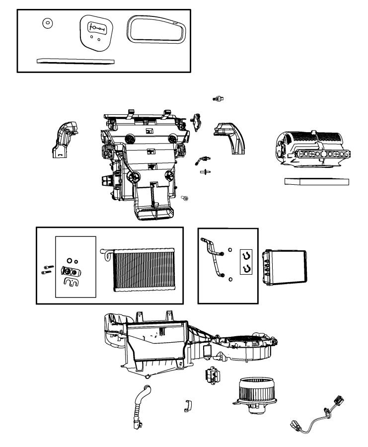 Diagram A/C and Heater Unit. for your Dodge