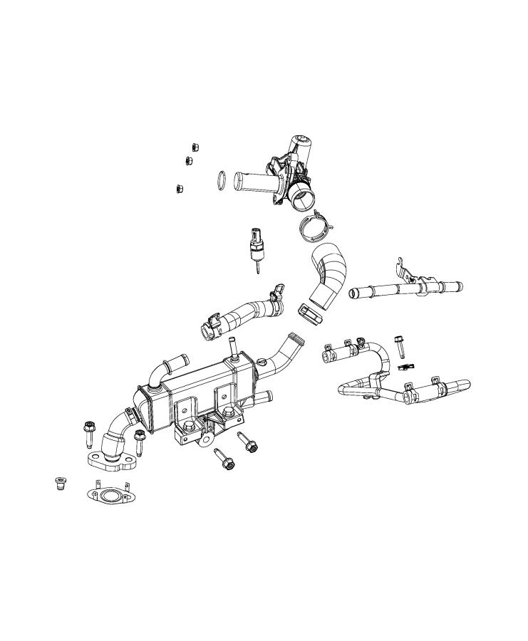 Diagram EGR System. for your Dodge Durango  