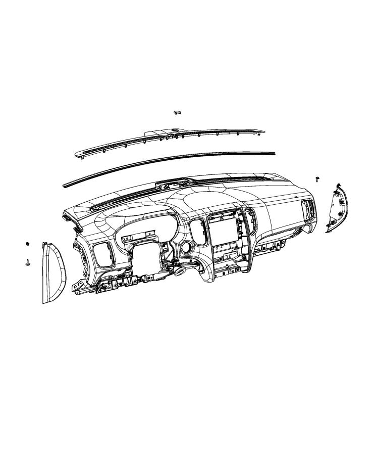 Instrument Panel and Structure. Diagram